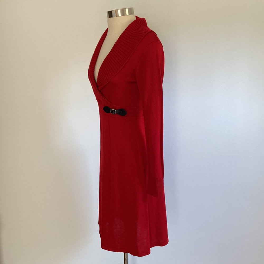 Red DressBarn Sweater Dress - Picture 3 of 5